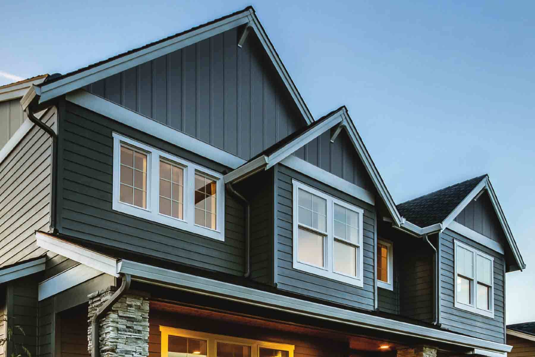 New Everlast composite siding on a house (Photo credit: Everlast)