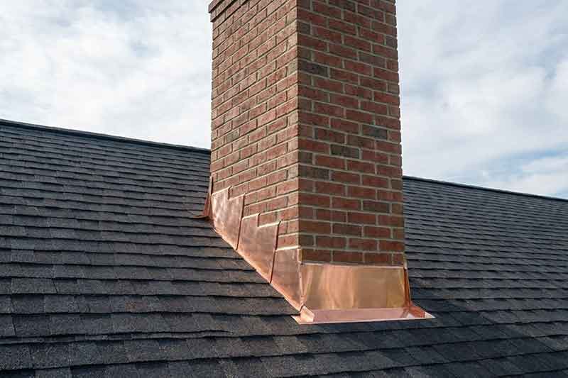 Chimney flashing repair cost