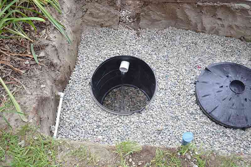 Dry well installation cost