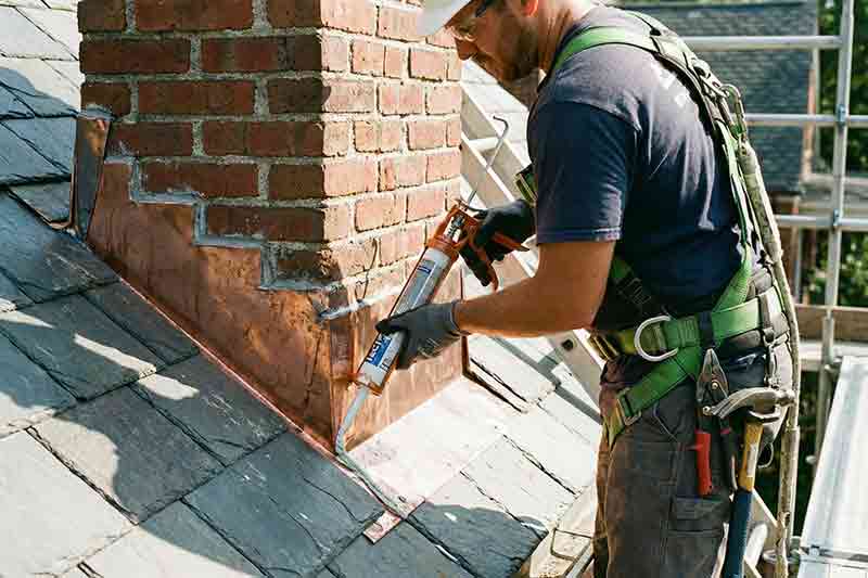 Roof flashing repair cost