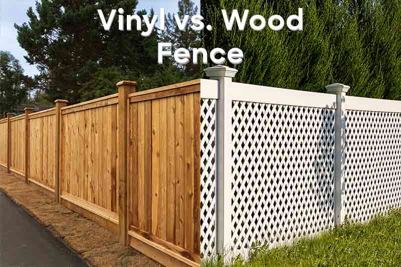 Vinyl fence cost vs. wood